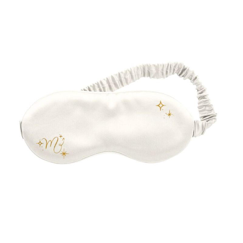 Zodiac Skorpion hvid silkesovemaske